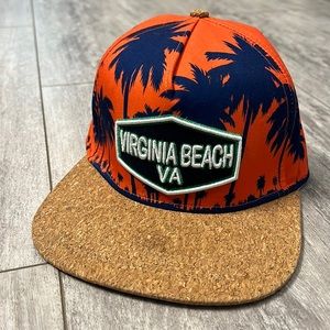 Virginia Beach Orange & Blue Snapback Hat